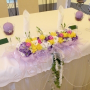 Dekoracja sali weselnej JA�MIN�WKA, Bia�a