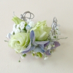 bransoletka; eustoma, gips�wka, hortensja