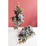 Komplet wi�zanek nagrobnych; sztuczne kwiaty, dodatki