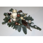 Stroik; �ywa jod�a, szklane bombki, �wieca, dodatki