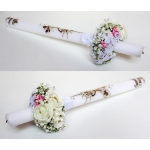 Dekoracja �wiecy do kompletu z bukiecikiem