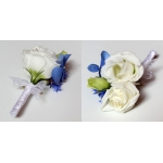 Butonierka Pana M�odego; do kompletu z bukietem POD B��KITNYM NIEBEM