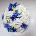 POD B��KITNYM NIEBEM; eustoma, hortensja, chaber