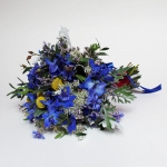 DZIKI B��KIT; ostr�ka, craspedia, chaber, aminek, eukaliptus, pistacja, starzec, limonium