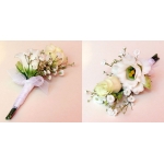 Butonierka Pana M�odego; do kompletu z bukietem BOSO PO ROSIE